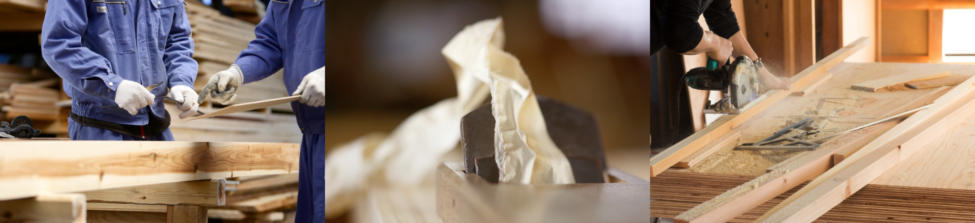 大工が建てる家には、あたたかさがある。 写真